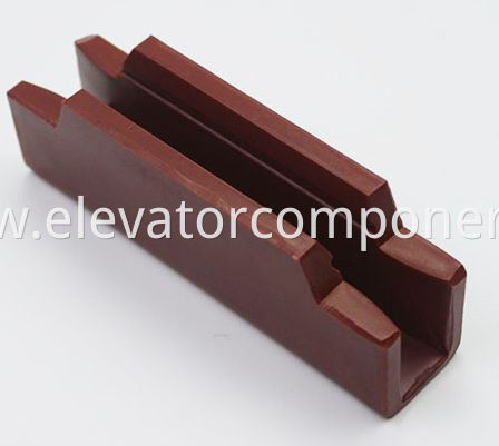 guide shoe insert Mitsubishi Elevator Cabin Guide Rail 10mm 16mm 